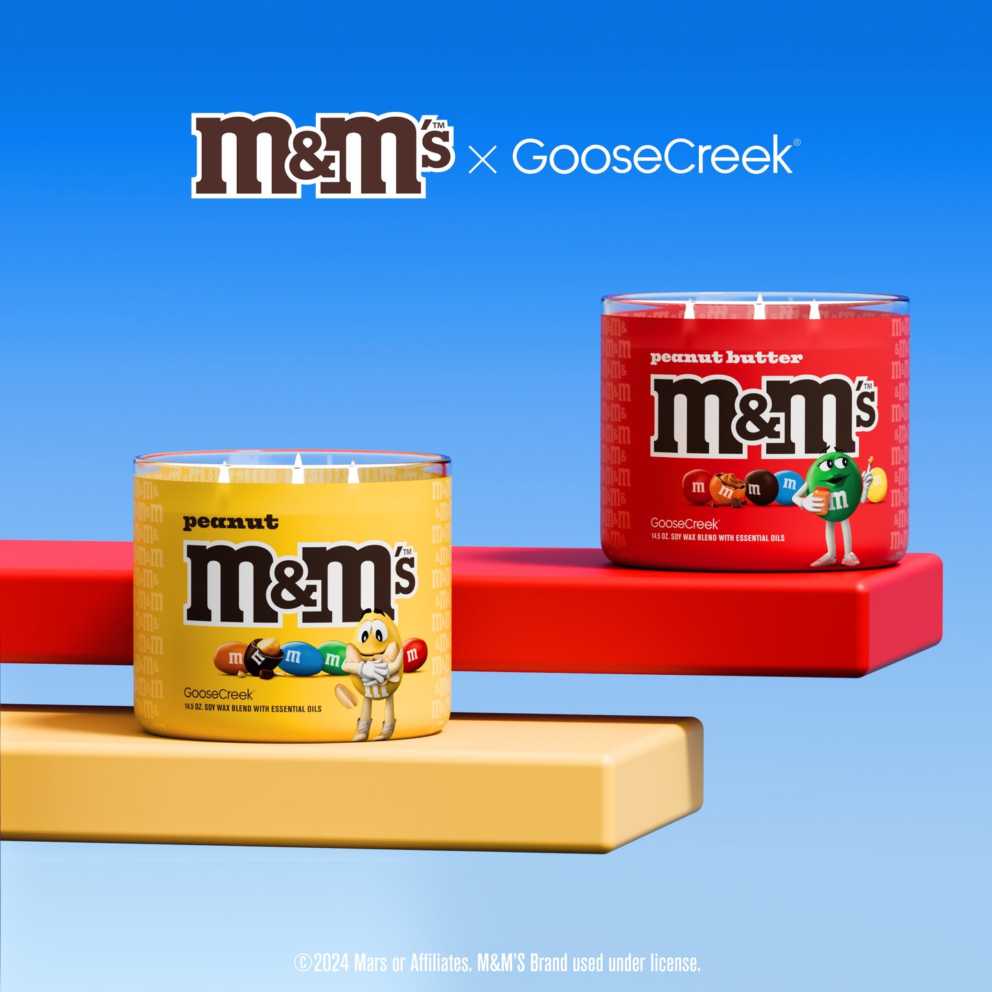 M&M'S Peanut Butter 3-Wick Candle