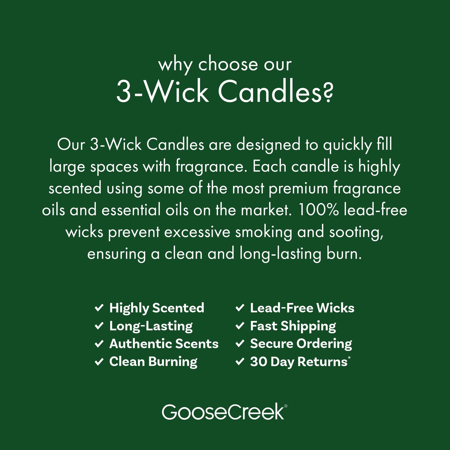 Patchouli Leaves Large 3-Wick Candle