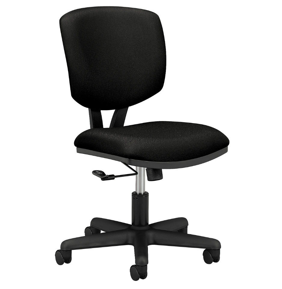 HON® Volt® 5701 Fabric Mid-Back Task Chair, Black