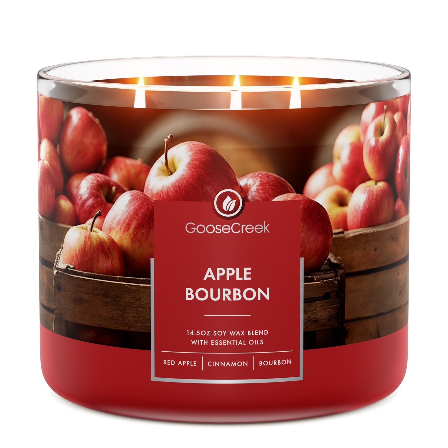 Apple Bourbon 3-Wick Candle