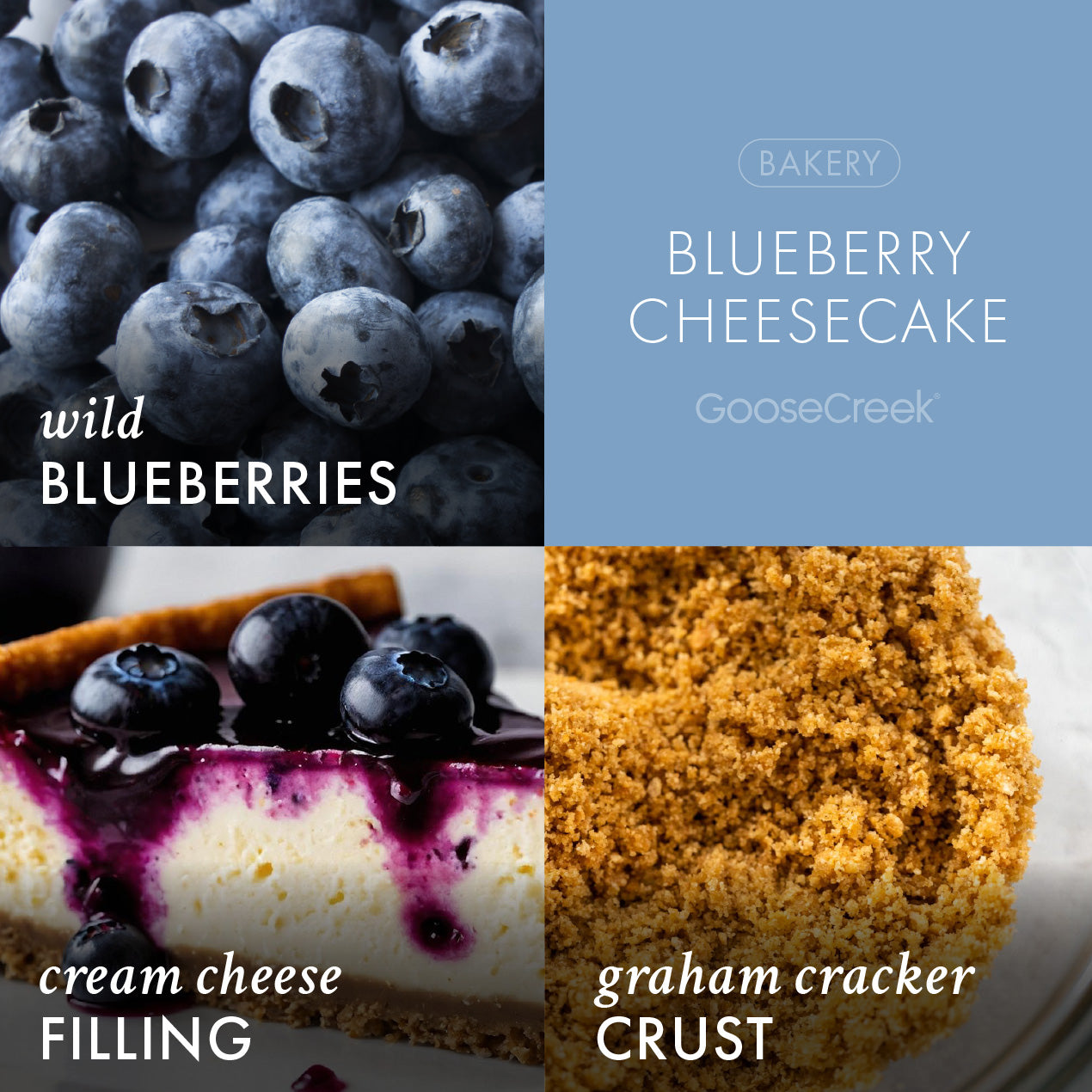 Blueberry Cheesecake 3-Wick Candle