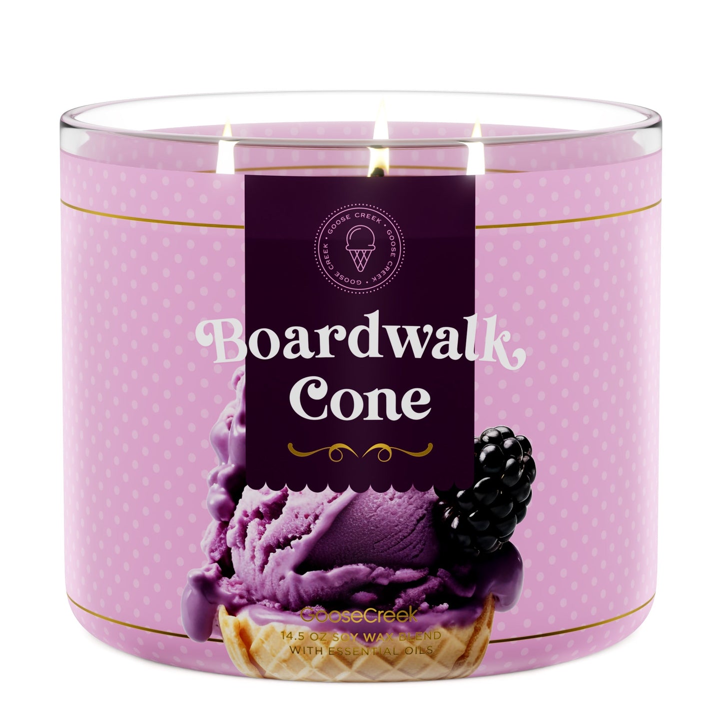 Boardwalk Cone 3-Wick Candle