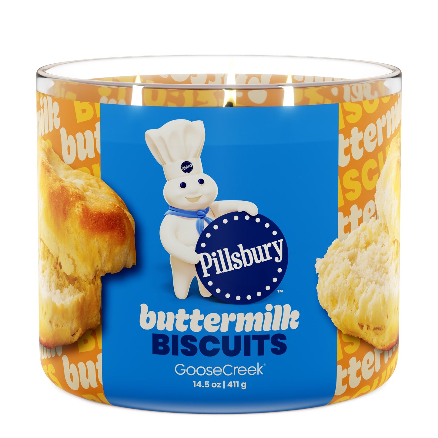 Buttermilk Biscuits Large 3-Wick Pillsbury Candle