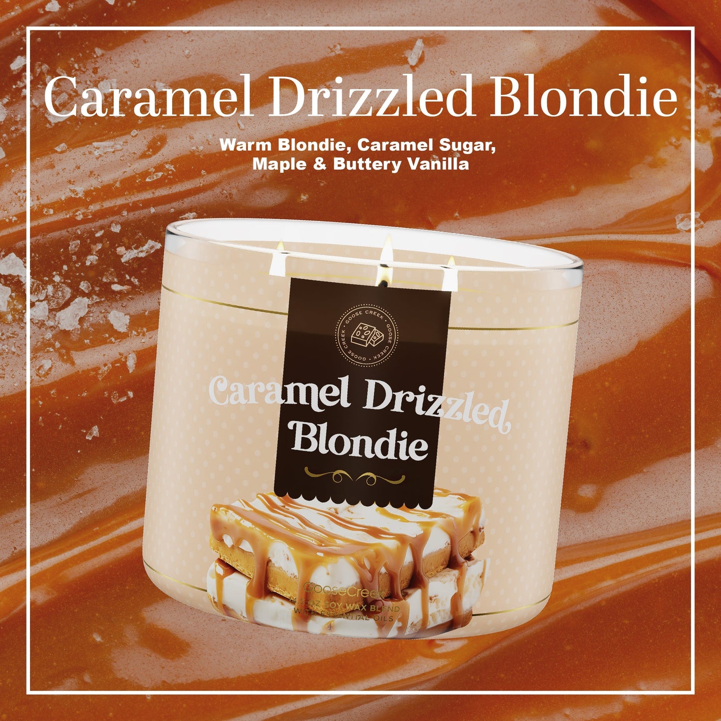 Caramel Drizzled Blondie 3-Wick Candle