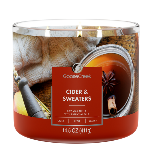 Cider & Sweaters 3-Wick Candle