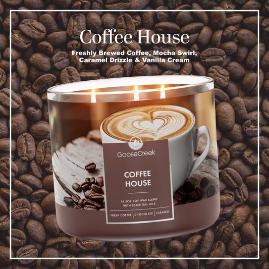 Coffee House 3-Wick Candle