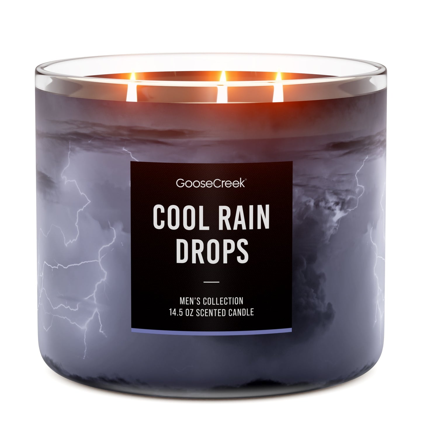 Cool Rain Drops Large 3-Wick Candle