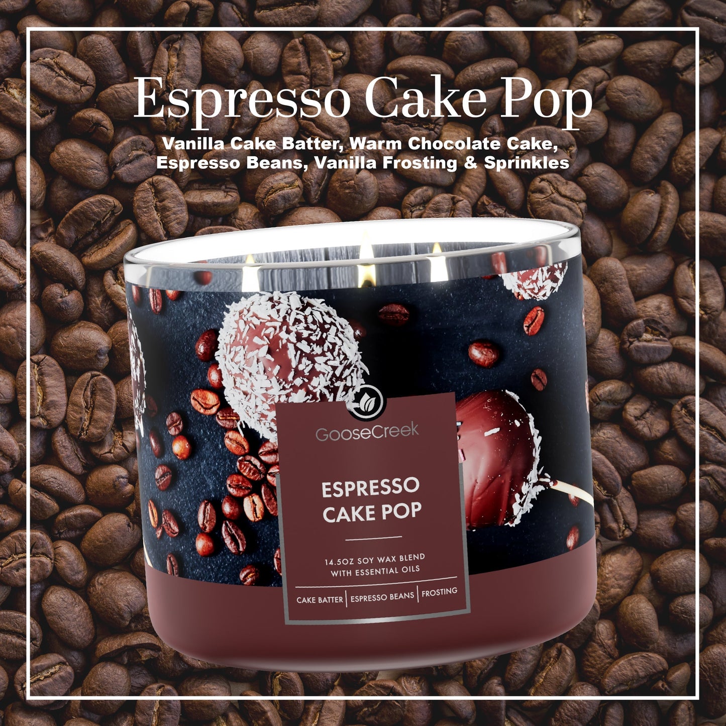 Espresso Cake Pop 3-Wick Candle