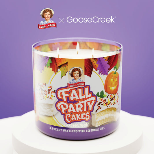 Fall Party Cakes Little Debbie ™ 3-Wick Candle