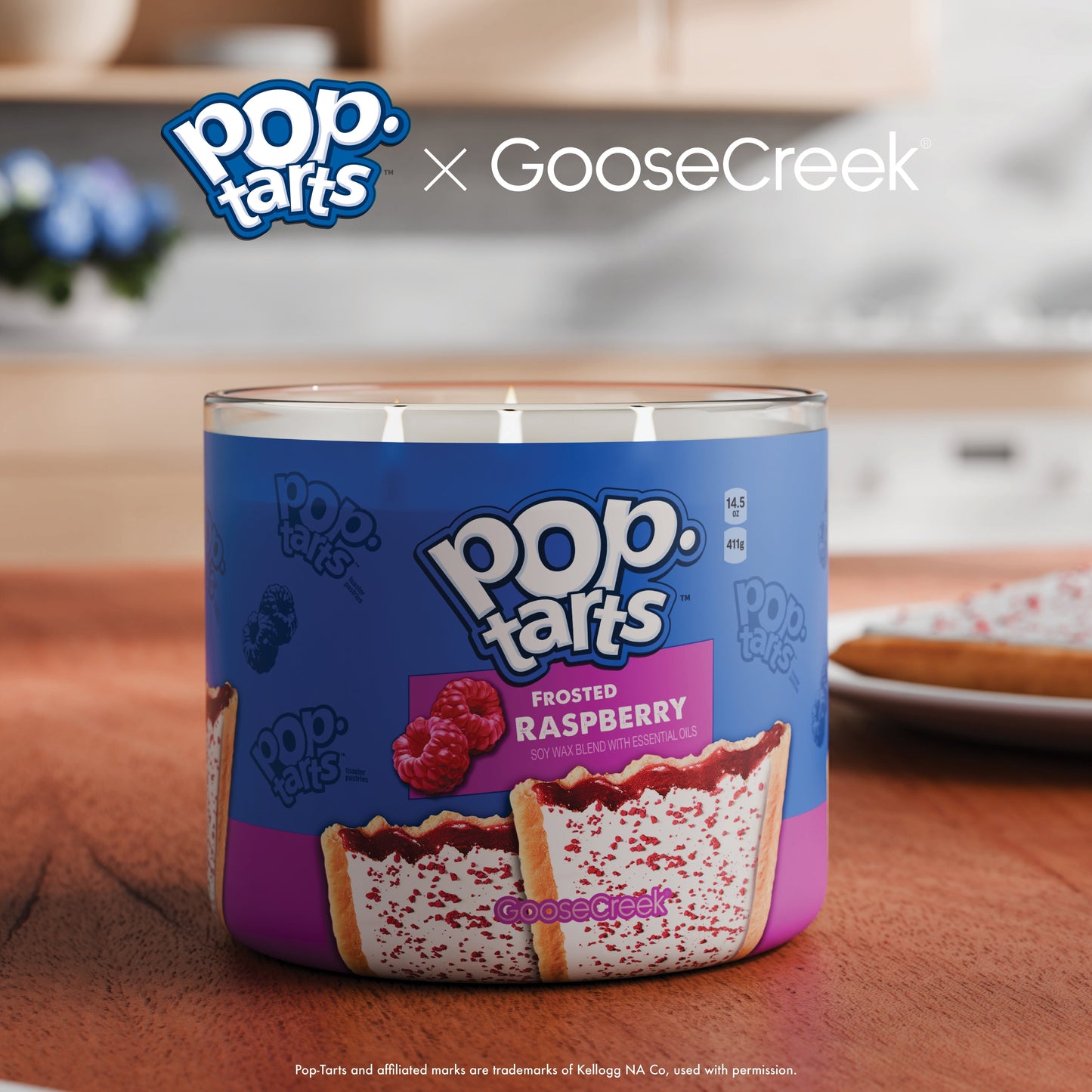 Frosted Raspberry Pop-Tarts 3-Wick Candle