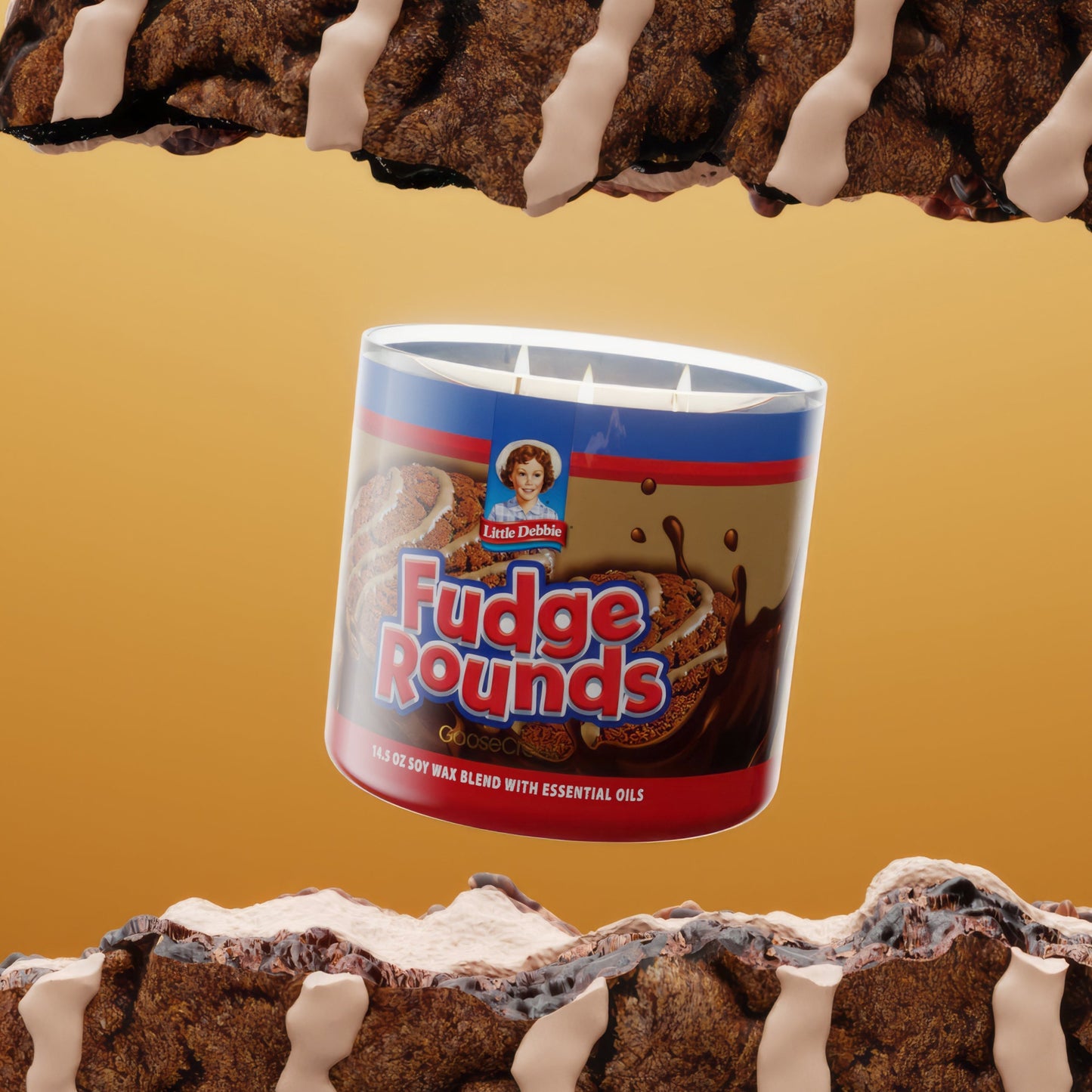 Fudge Rounds Little Debbie ™ 3-Wick Candle