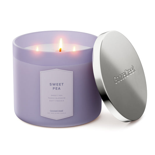 Sweet Pea Large 3-Wick Candle