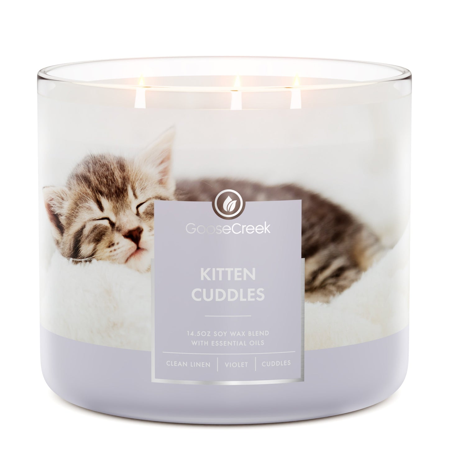 Kitten Cuddles 3-Wick Candle