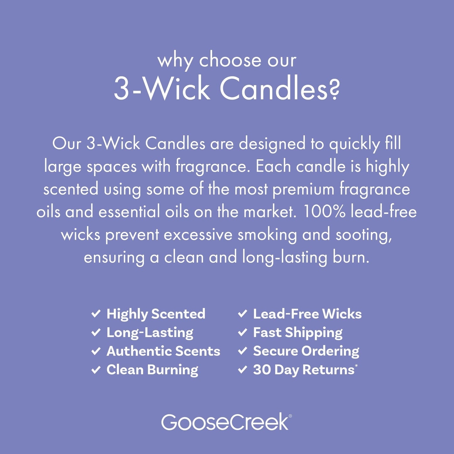 Lavender Vanilla 3-Wick Candle