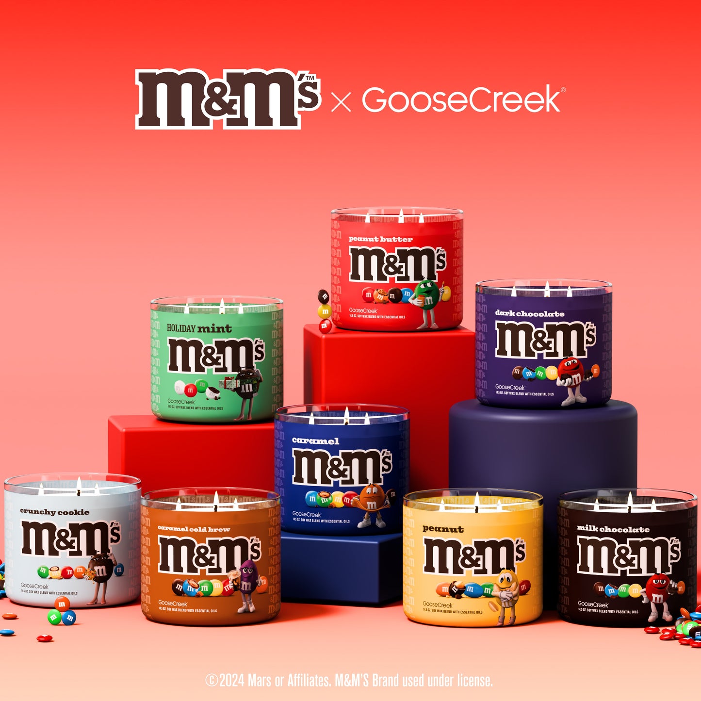 M&M'S Caramel 3-Wick Candle