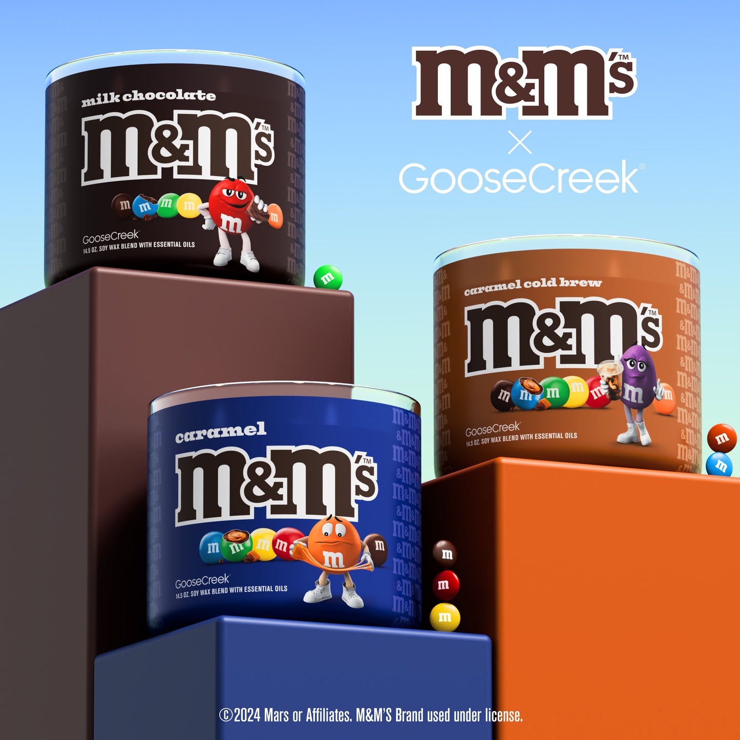 M&M'S Caramel Cold Brew 3-Wick Candle