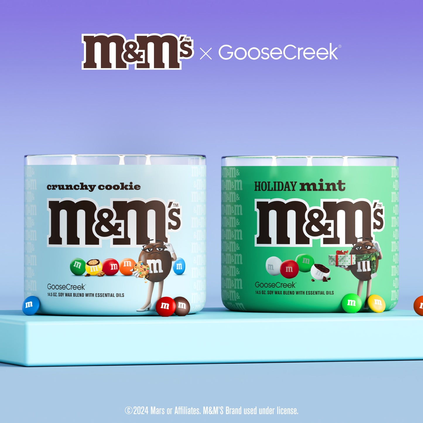 M&M'S Crunchy Cookie 3-Wick Candle