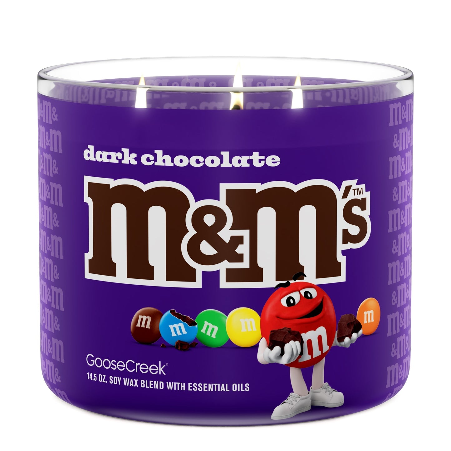 M&M'S Dark Chocolate 3-Wick Candle