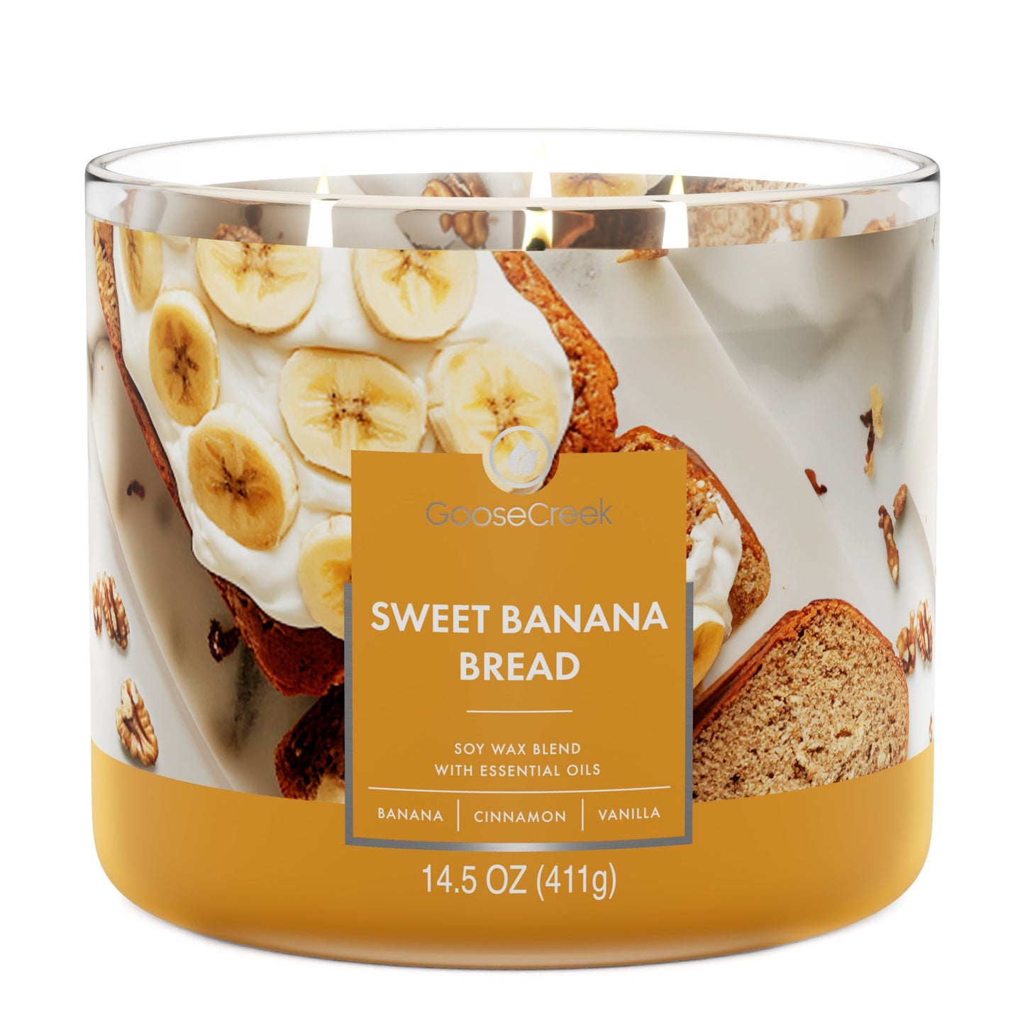 Sweet Banana Bread 3-Wick Candle