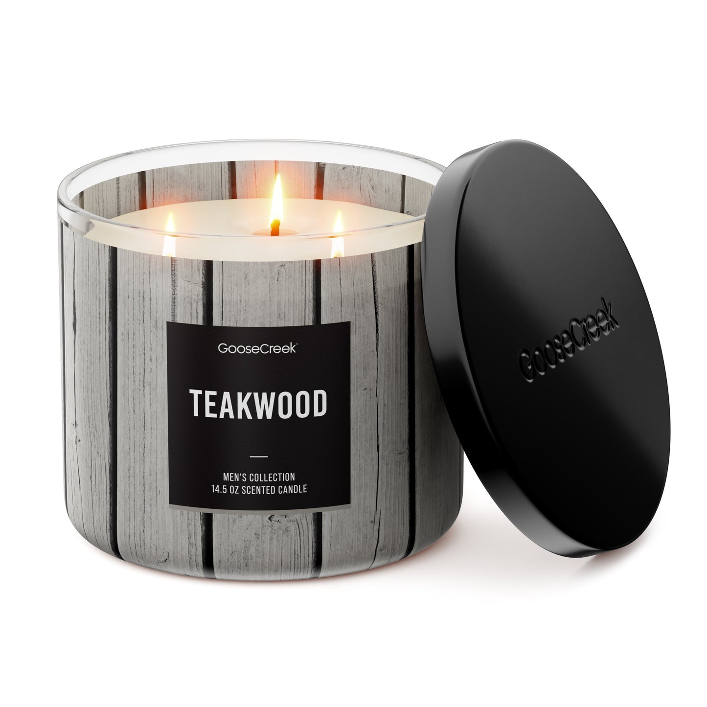 Teakwood 3-Wick Candle