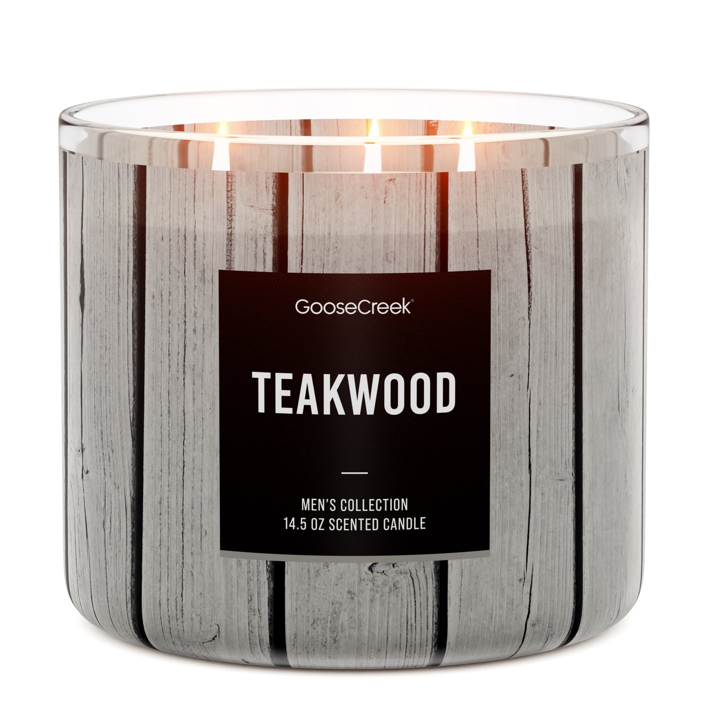 Teakwood 3-Wick Candle