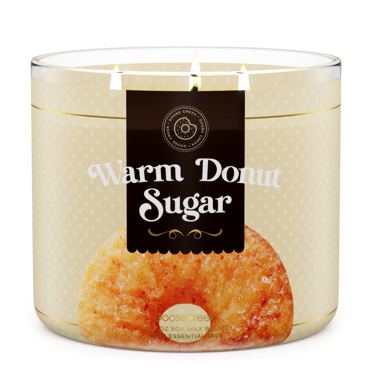 Warm Donut Sugar 3-Wick Candle