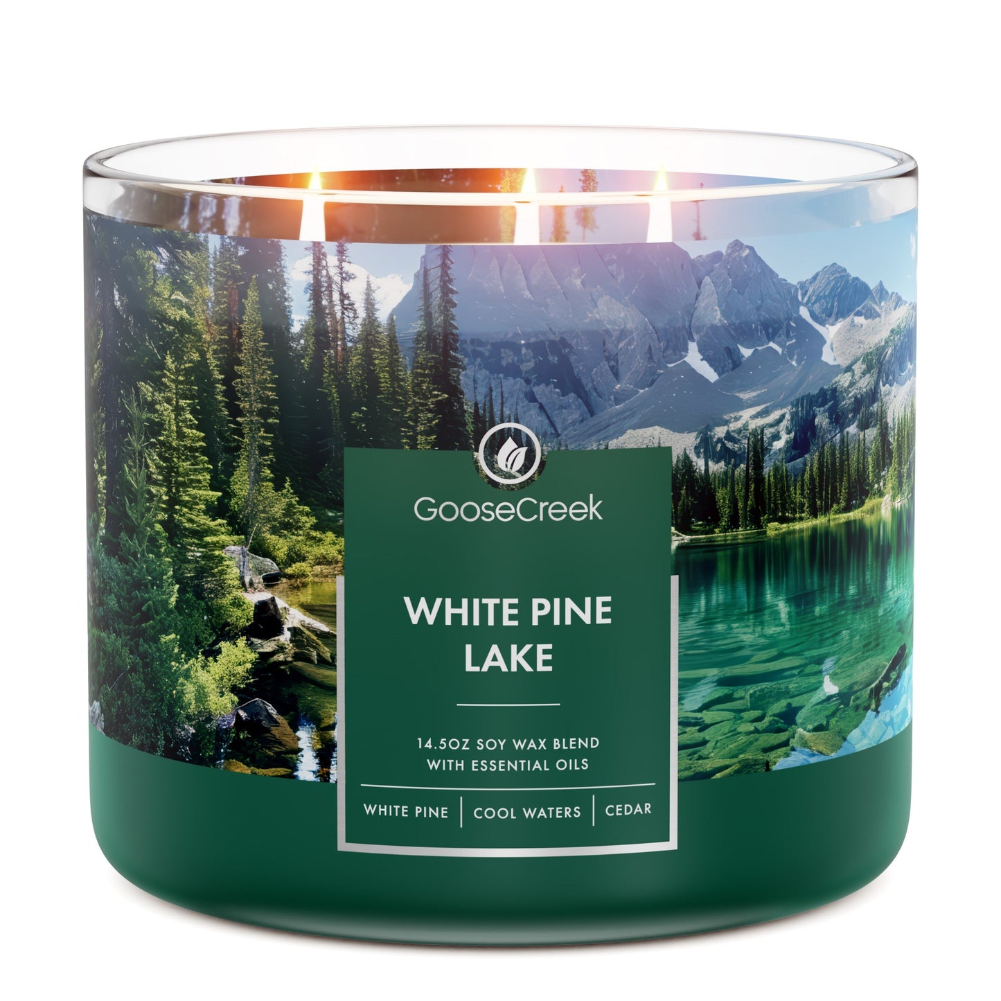 White Pine Lake Large 3-Wick Candle