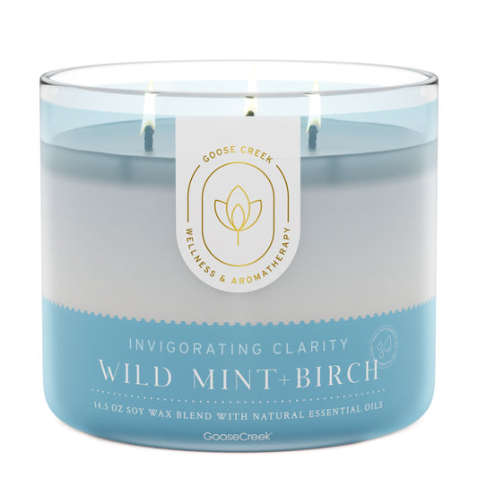 Wild Mint & Birch Aromatherapy 3-Wick Candle