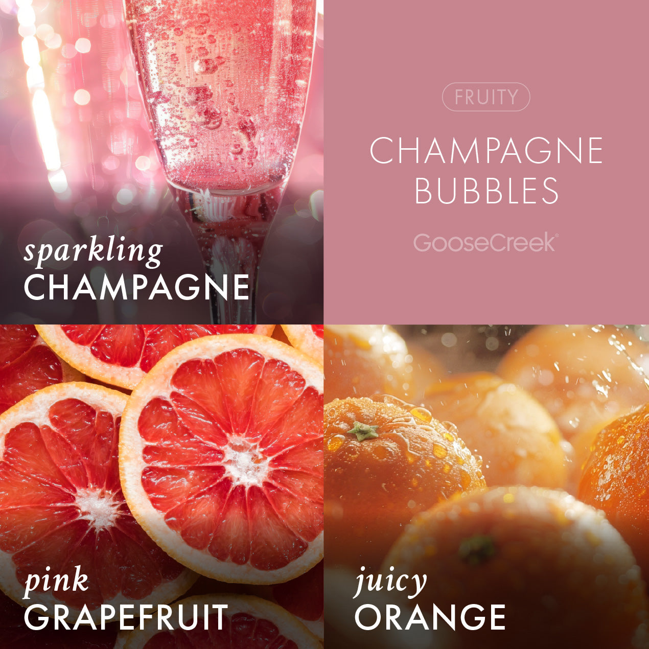 Champagne Bubbles 3-Wick Candle